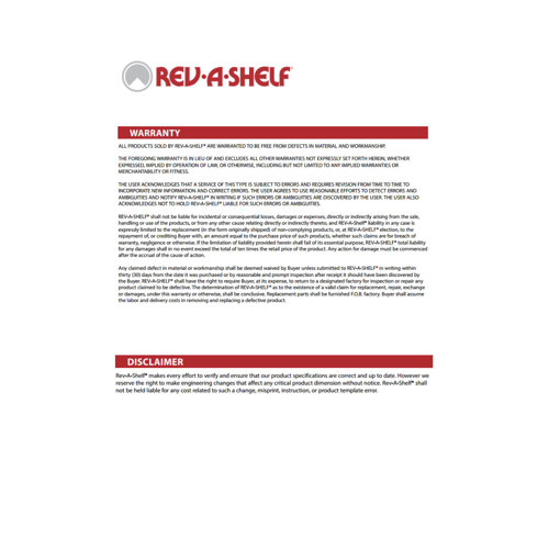 RevAShelf Fixture Kitchen Vanity Door Mounted Towel Rack